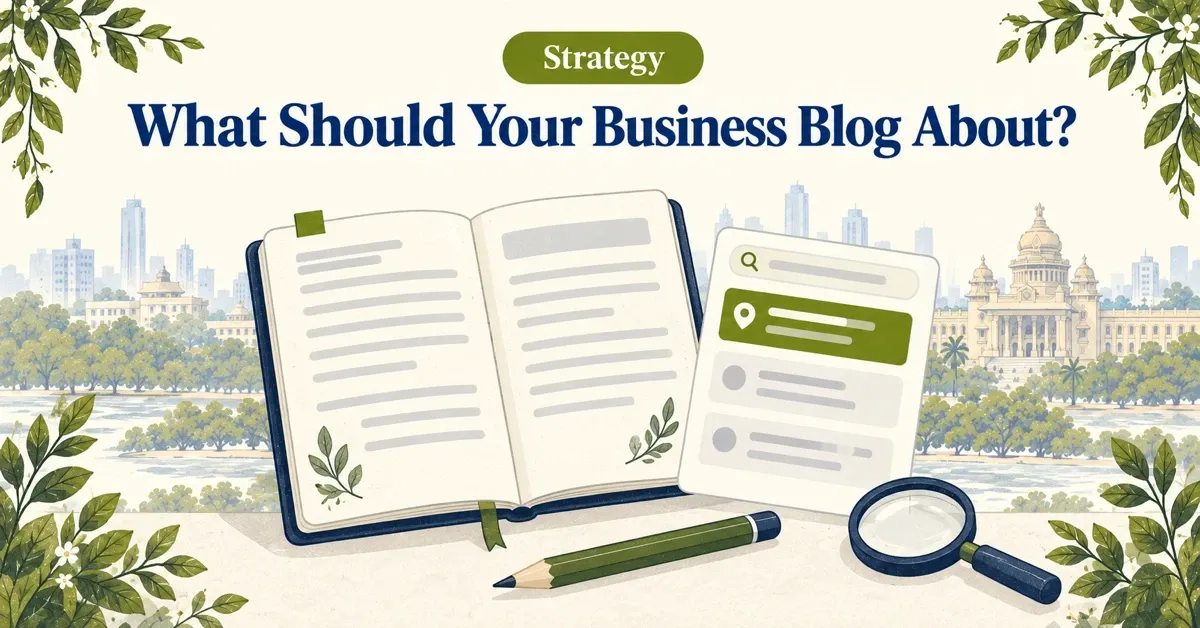 What Should a Bangalore Business Blog About? What Our Own Search Data Says
