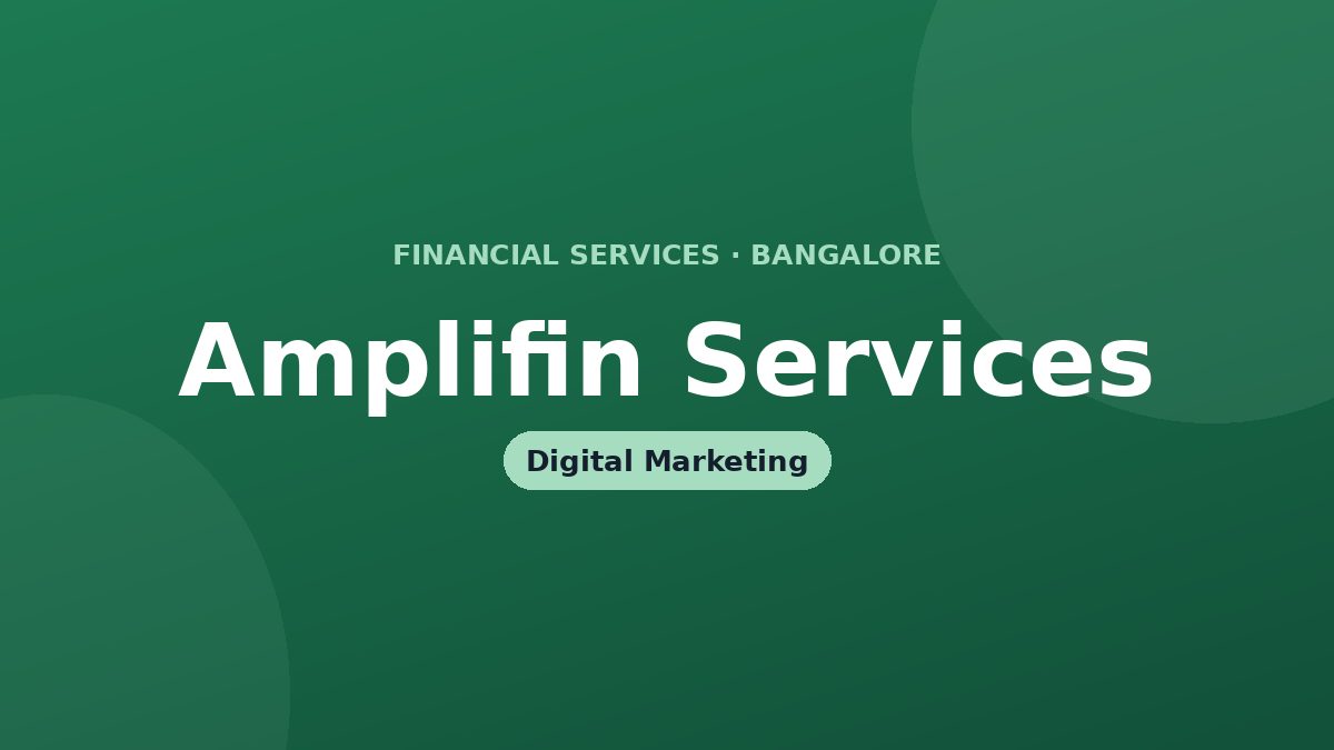 Amplifin Services — Financial services