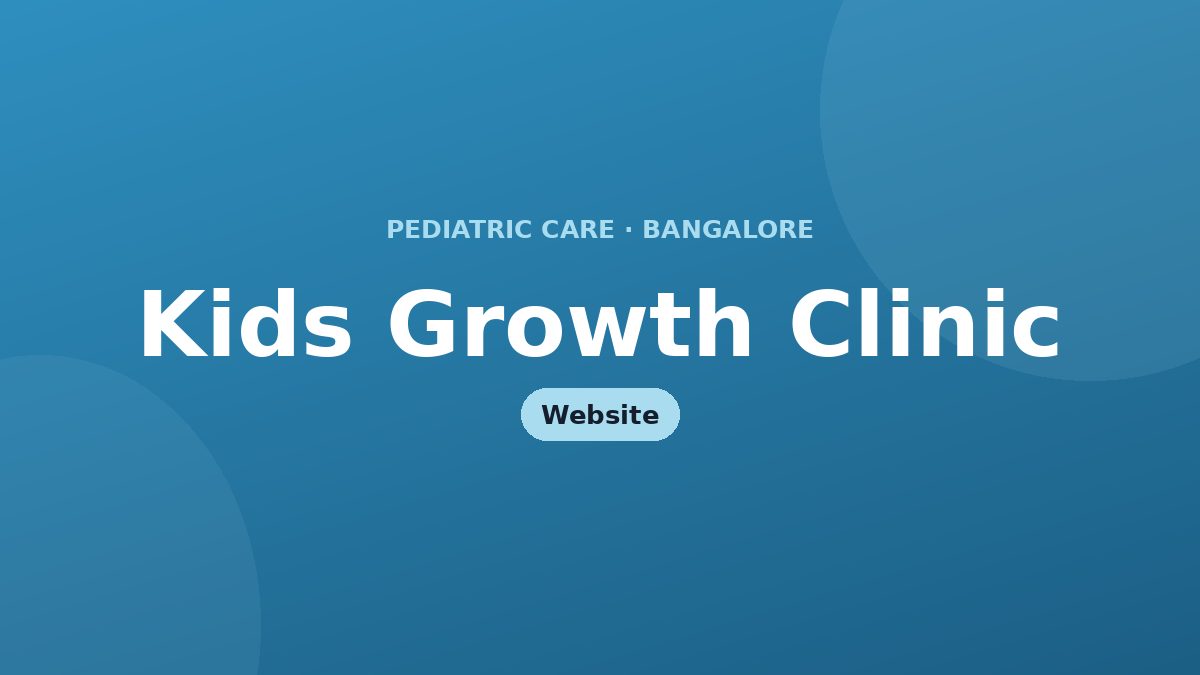 Kids Growth Clinic — Healthcare